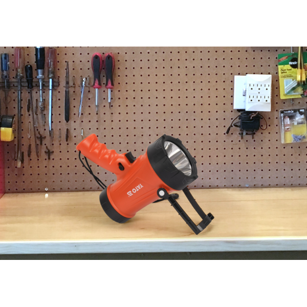 SZPERACZ PISTOLETOWY 15W, 1200LM, IP68, AKUMULATOROWY, ZASIĘG 250M, LI-ION 3,7V 4400MAH YT-08551