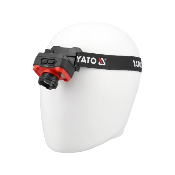 LATARKA CZOŁOWA 600LM AKU, CZUJNIK RUCH YT-085941