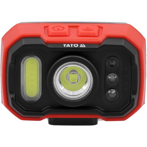 LATARKA CZOŁOWA 1000LM AKU, CZUJNIK RUCH YT-085942