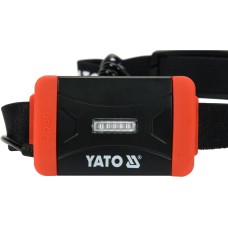 LATARKA CZOŁOWA 500LM 3XAAA, IP44, ŚWIATŁO BIAŁE, NIEBIESKIE I CZERWONE YT-08595