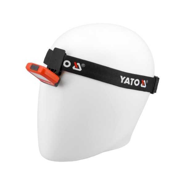 LATARKA CZOŁOWA I NA CZAPKĘ Z DASZKIEM 2W1 200LM YT-08598