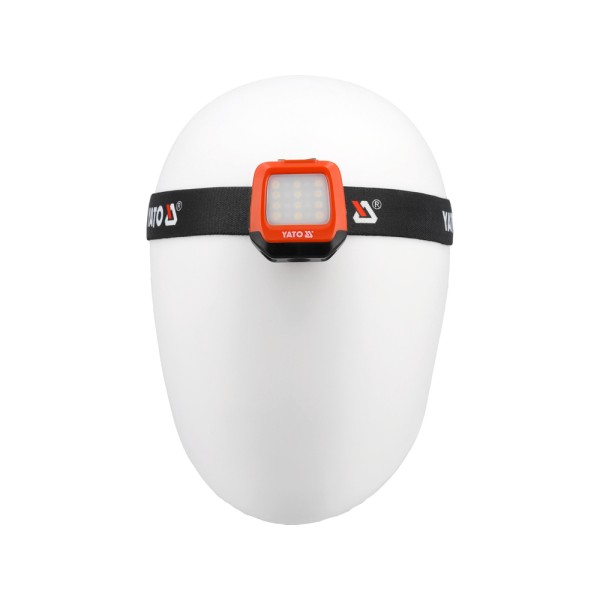 LATARKA CZOŁOWA I NA CZAPKĘ Z DASZKIEM 2W1 200LM YT-08598