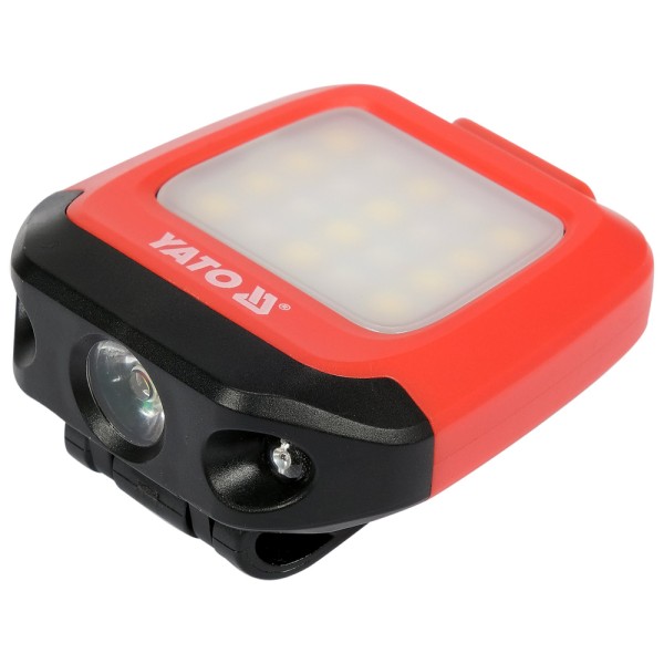 LATARKA CZOŁOWA I NA CZAPKĘ Z DASZKIEM 2W1 200LM YT-08598