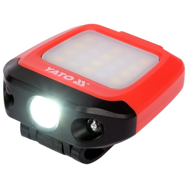 LATARKA CZOŁOWA I NA CZAPKĘ Z DASZKIEM 2W1 200LM YT-08598