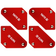 ZESTAW SPAWALNICZYCH KĄTOWNIKÓW MAGNETYCZNYCH MINI 4 SZT. YT-08677