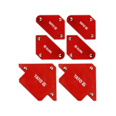 ZESTAW SPAWALNICZYCH KĄTOWNIKÓW MAGNETYCZNYCH 6 SZT. YT-08678