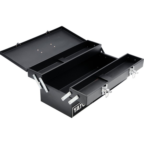 SKRZYNKA NARZĘDZIOWA, METALOWA 460X200X180 MM YT-0884