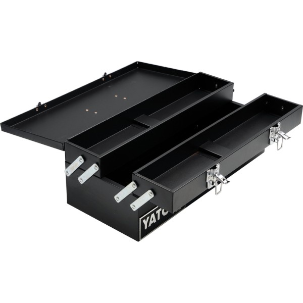 SKRZYNKA NARZĘDZIOWA, METALOWA 460X200X180 MM YT-0884