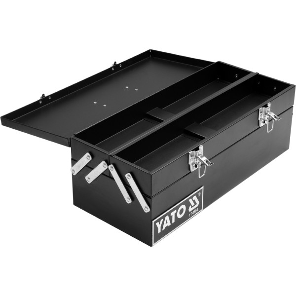 SKRZYNKA NARZĘDZIOWA, METALOWA 460X200X180 MM YT-0884