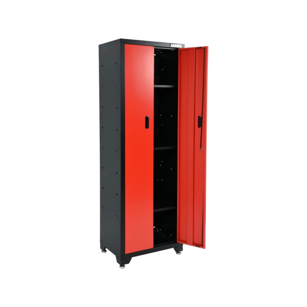 SZAFKA WARSZTATOWA WYSOKA DWUDRZWIOWA Z 3 PÓŁKAMI. WYMIARY SZAFY: 660 X 457 X 2000MM. YT-08931