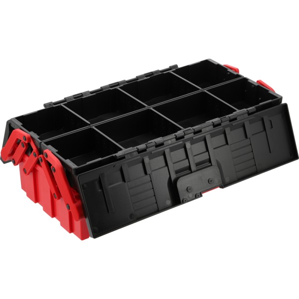 SKRZYNKA NARZĘDZIOWA Z TWORZYWA - 3 PÓŁKI YT-08977