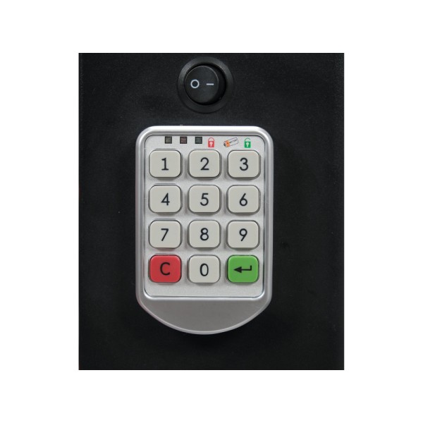 SZAFKA SERWISOWA 7 SZUFLAD, ZAMEK SZYFROWY, LOGO LED YT-09004