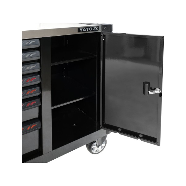 SZAFKA SERWISOWA 7 SZUFLAD Z BLOKADĄ OTWARCIA PLUS DODATKOWY SCHOWEK YT-09033