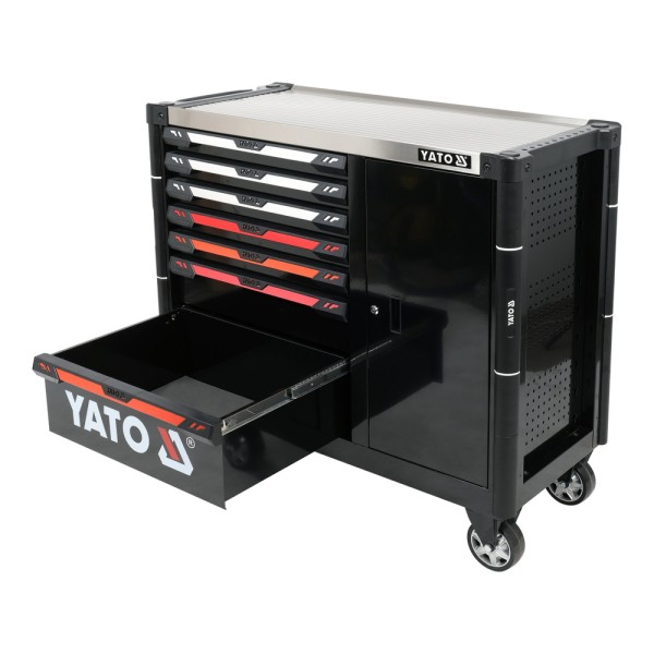 SZAFKA SERWISOWA 7 SZUFLAD Z BLOKADĄ OTWARCIA PLUS DODATKOWY SCHOWEK YT-09033