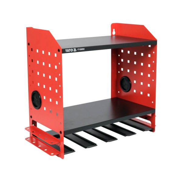 METALOWA PÓŁKA NA ELEKTRONARZĘDZIA 4 GNIAZDA YT-09092