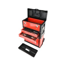 WÓZEK NARZĘDZIOWY 3CZĘŚCIOWY Z NARZĘDZIAMI YT-09104