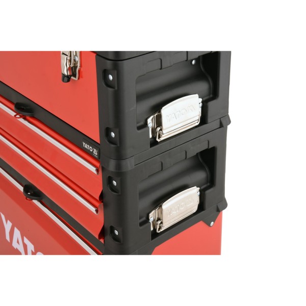 WÓZEK NARZĘDZIOWY 3CZĘŚCIOWY Z NARZĘDZIAMI YT-09104