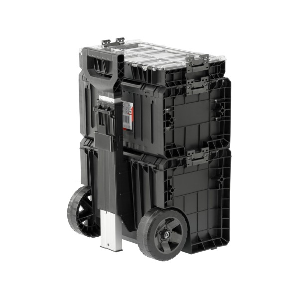 ZESTAW NA KOŁACH 3 SZT SKRZYNEK NARZĘDZIOWYCH, SYSTEMOWYCH, MODUŁOWYCH 35BT2P10P S12 YT-09173