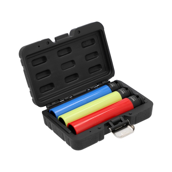 ZESTAW NASADEK DŁUGICH DO FELG ALUMINIOWYCH 1/2