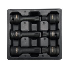 ZESTAW UDAROWYCH KLUCZY TRZPIENIOWYCH SPLINE 1/2