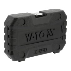 ZESTAW UDAROWYCH KLUCZY TRZPIENIOWYCH Z NASADKĄ 25 ELEMENTÓW YT-10657