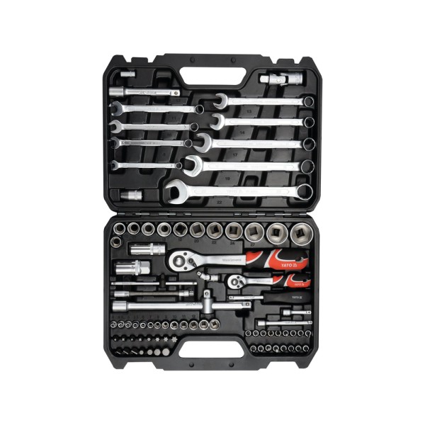 ZESTAW NARZĘDZIOWY 1/2'', 82 SZT. YT-12691