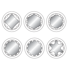 NASADKA SPLINE 1/2'', 13 MM YT-1465