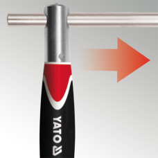 KLUCZ TYPU T'' Z OBROTOWĄ RĄCZKĄ 15 MM YT-1559