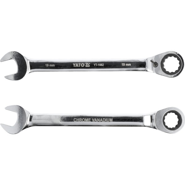 KLUCZ PŁASKO-OCZKOWY Z GRZECHOTKĄ 19 MM YT-1662