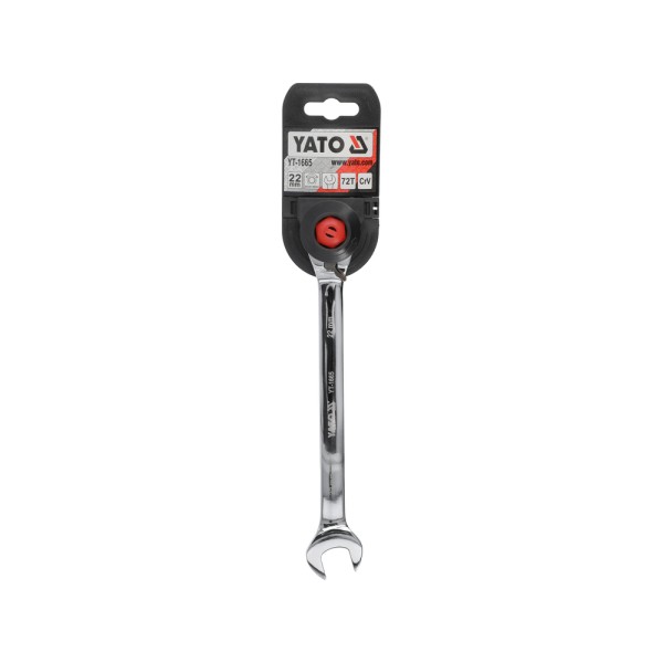 KLUCZ PŁASKO-OCZKOWY Z GRZECHOTKĄ 22 MM YT-1665