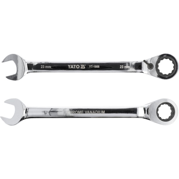 KLUCZ PŁASKO-OCZKOWY Z GRZECHOTKĄ 23 MM YT-1666