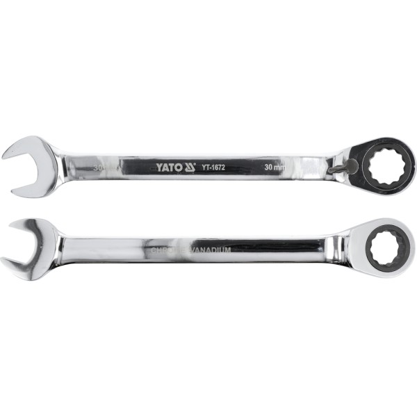 KLUCZ PŁASKO-OCZKOWY Z GRZECHOTKĄ 30 MM YT-1672