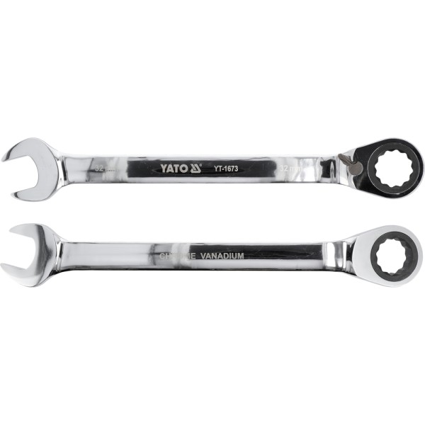 KLUCZ PŁASKO-OCZKOWY Z GRZECHOTKĄ 32 MM YT-1673