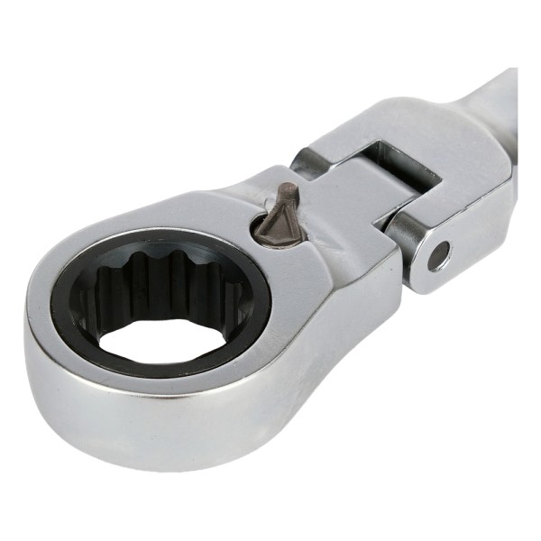 ZESTAW KLUCZY PŁASKO-OCZKOWYCH KRÓTKICH Z GRZECHOTKĄ I PRZEGUBEM 6SZT. YT-16977