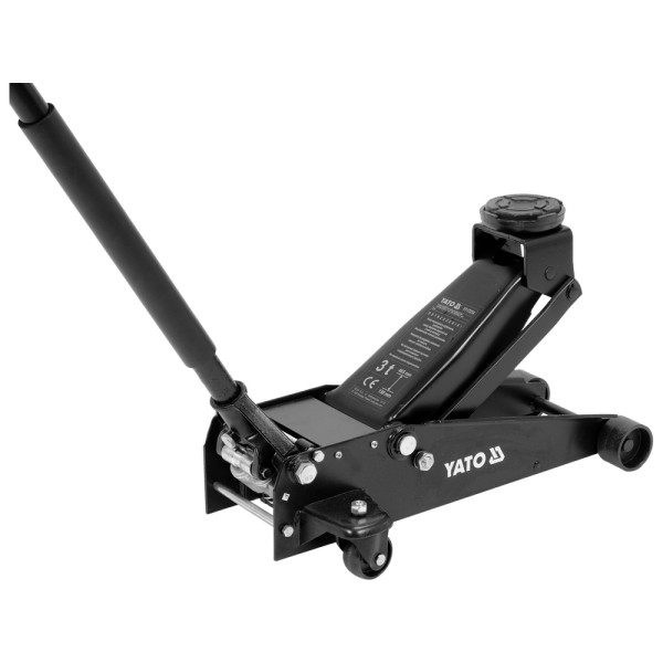 PODNOŚNIK HYDRAULICZNY 3T DWUTŁOKOWY - SZYBKIE PODNOSZENIE YT-17214