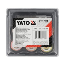 ZESTAW NAPRAWCZY KORKÓW DO MISKI OLEJOWEJ M14X1.25MM 7CZ YT-17568