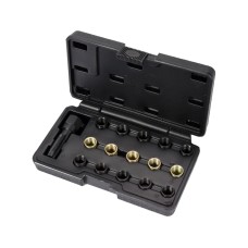 ZESTAW NAPRAWCZY ŚWIECY ZAPŁONOWEJ. ZAWIERA DEDYKOWANY GWINTOWNIK M16X1,25 ORAZ 15 SZTUK SPECJALNYCH TULEI NAPRAWCZYCH YT-17580