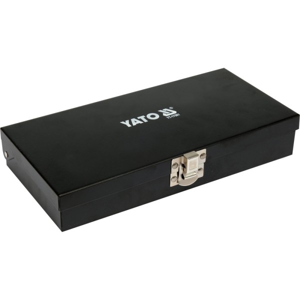 ZESTAW NAPRAWCZY ŚWIECY ZAPŁONOWEJ. ZAWIERA DEDYKOWANY GWINTOWNIK ORAZ 20 SZTUK SPECJALNYCH TULEI NAPRAWCZYCH. YT-17581