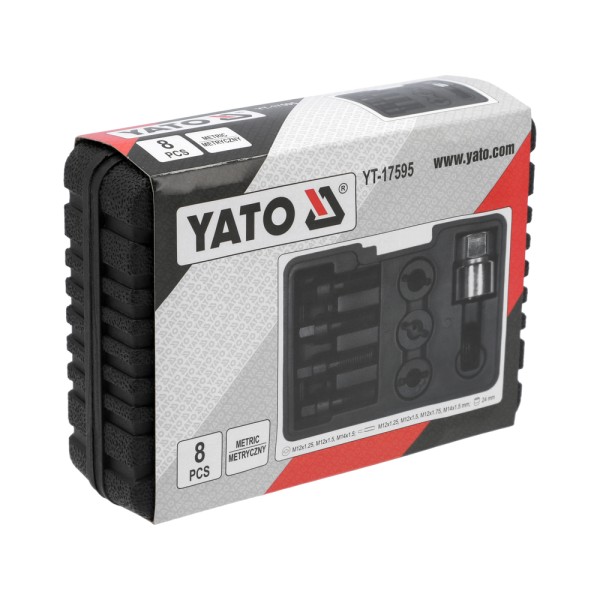 ZESTAW DO NAPRAWY GWINTÓW ŚRUB KÓŁ 8CZ YT-17595