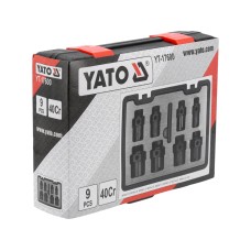 ZESTAW DO NAPRAWY GWINTÓW ZEWNĘTRZNYCH I WEWNĘTRZNYCH 9CZ YT-17600