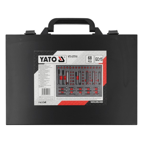 ZESTAW NAPRAWCZY GWINTÓW ŚWIEC ŻAROWYCH 68 ELEMENTÓW YT-17711
