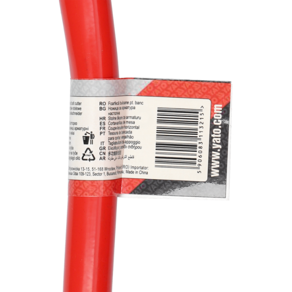 NOŻYCE DO CIĘCIA DRUTU 600MM Z PODSTAWĄ YT-18410