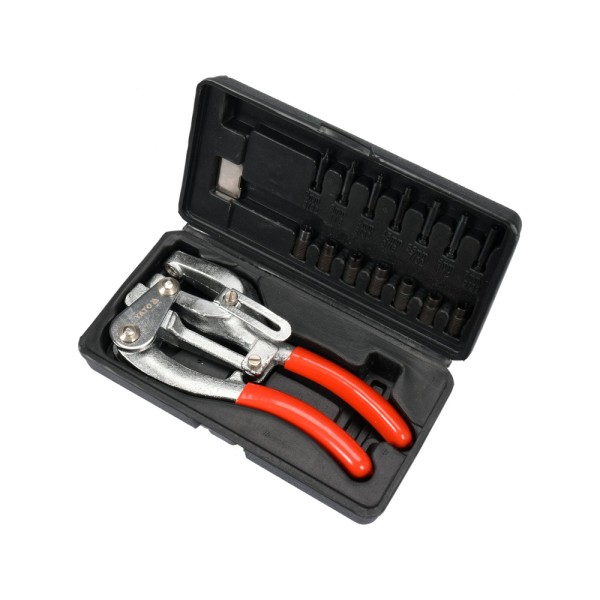 RĘCZNY DZIURKACZ DO BLACH  7 ŚREDNIC YT-18973