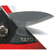 NOŻYCE DO CIĘCIA BLACHY, KĄTOWE, PRAWE, 225MM. YT-1914