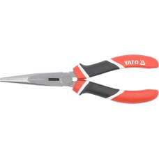 SZCZYPCE WYDŁUŻONE PROSTE, CRV, 200 MM, TRÓJKOLOROWE RĘKOJEŚCI YT-1944