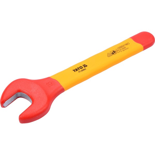 KLUCZ PŁASKI IZOLOWANY 18MM VDE YT-20962