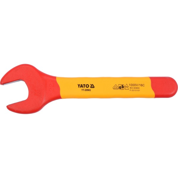 KLUCZ PŁASKI IZOLOWANY 22MM VDE YT-20965