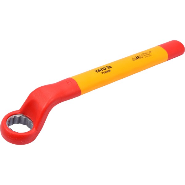 KLUCZ OCZKOWY ODGIĘTY IZOLOWANY 21MM VDE YT-20994