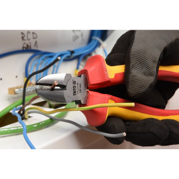 SZCZYPCE TNĄCE BOCZNE, VDE 180 MM YT-21159