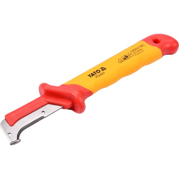IZOLOWANY NÓŻ DEMONTAŻOWY DLA ELEKTRYKÓW 38X155MM VDE YT-21211